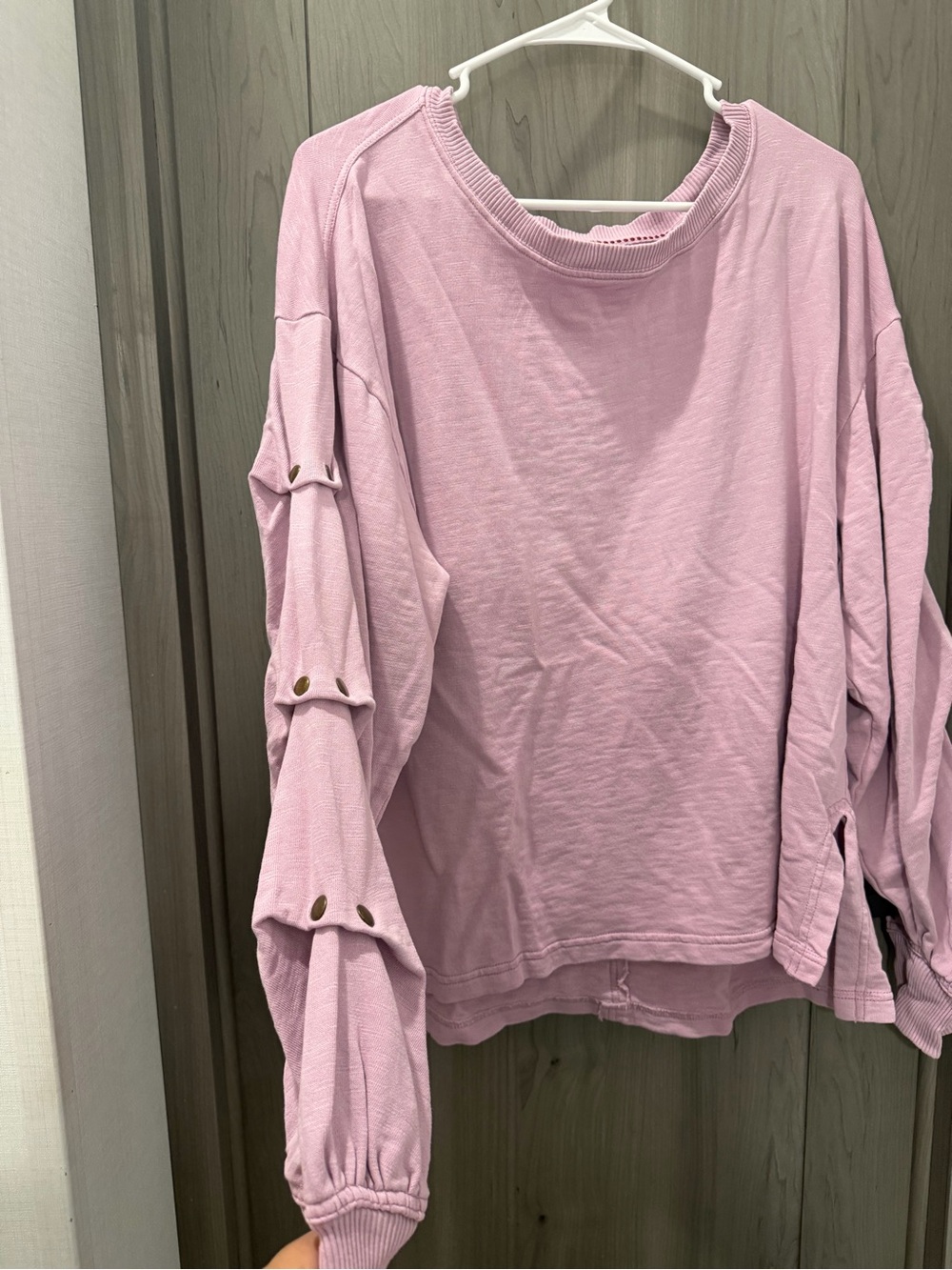 Pilcro by Anthropologie Tucked-Sleeve Pullover Maeve Medium